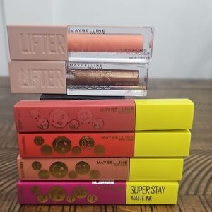 Maybelline Super‎ STAY Lipstick Collection Set Of 6 Shades New